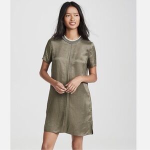 Rag & Bone Ali Silk T-shirt dress